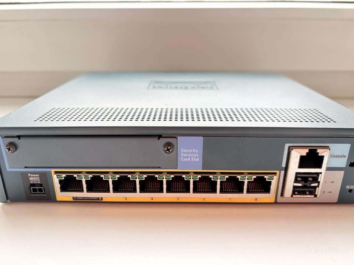 Cisco Asa 5505 profesionali ugniasienė su Vpn - nuotraukos Nr. 2