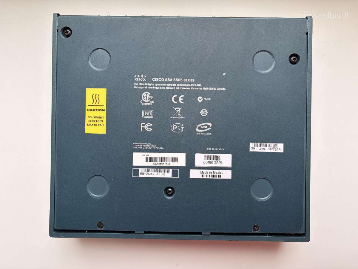 Cisco Asa 5505 profesionali ugniasienė su Vpn - nuotraukos Nr. 4