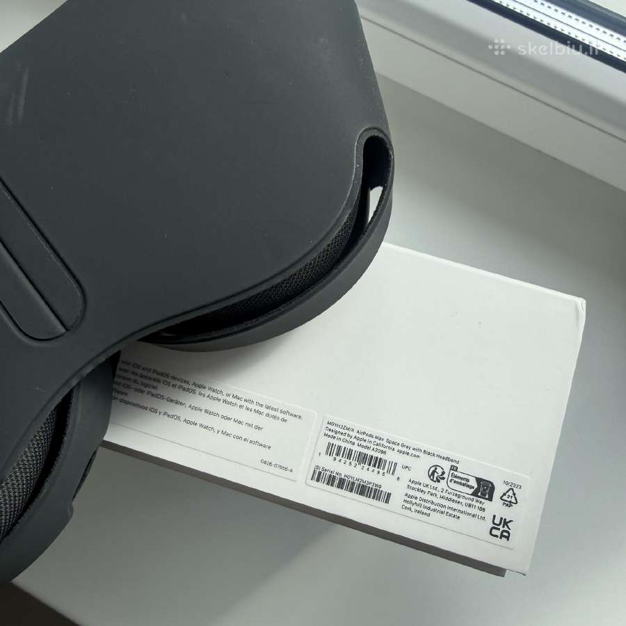 Parduodamos Apple Airpods Max Space Gray ausinės - nuotraukos Nr. 6