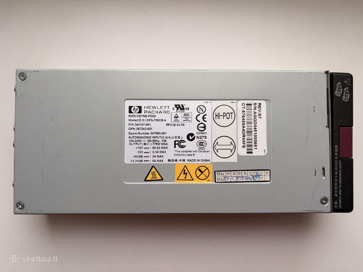 Hp Dps-700cb A 12v 64a serverio maitinimo blokas