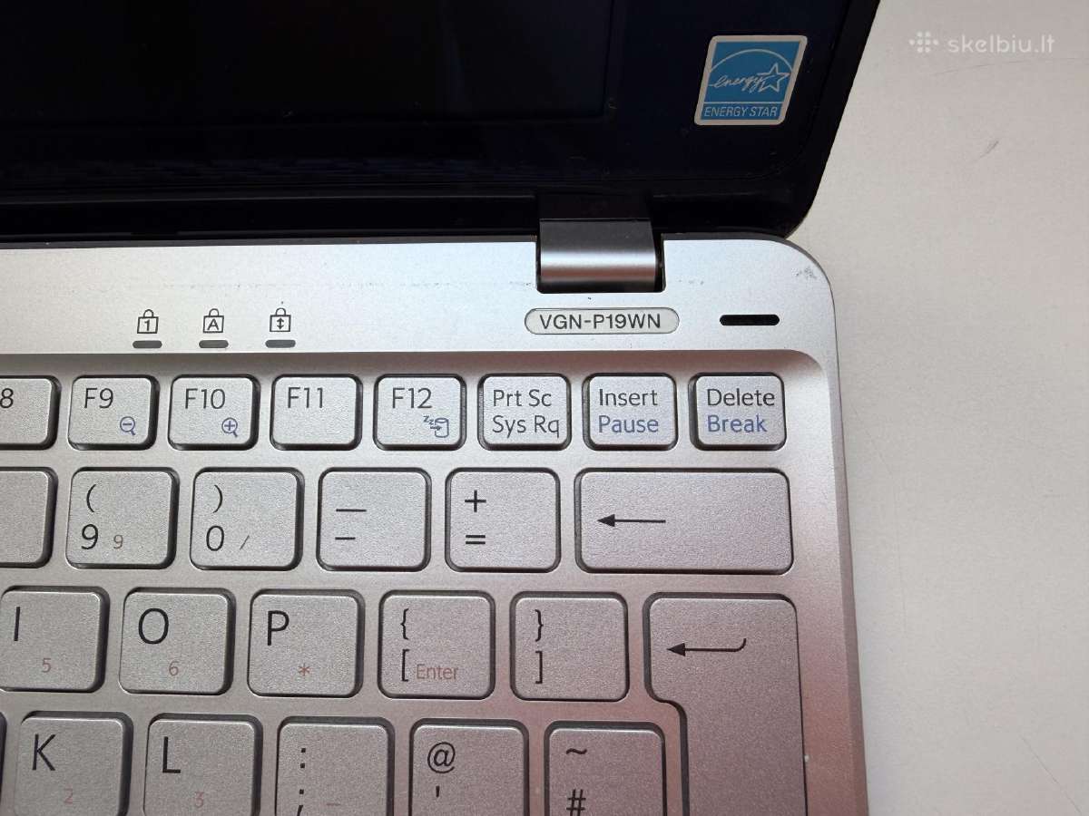 Sony Vaio P Vgn-p19wn ultrakompaktiškas - nuotraukos Nr. 4