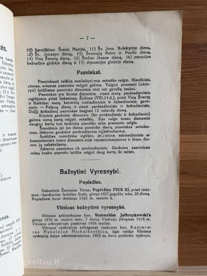 Vilniaus Kalendorius 1931 metams - nuotraukos Nr. 4