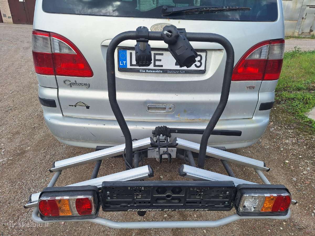 Dviračiu laikiklis ant kablio