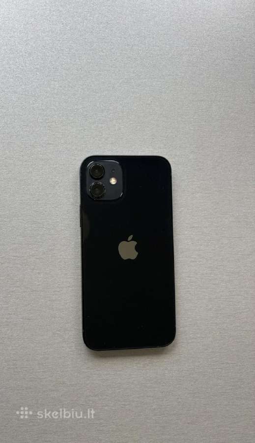 Telefonas iPhone 12, black, 64gb