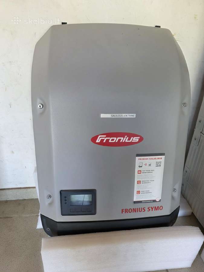 Trifazis Austriškas Fronius inverteris 6kw. - nuotraukos Nr. 4