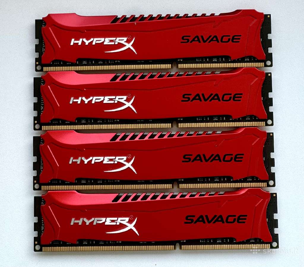 Hyperx Savage 32gb (4x8gb) Ddr3-1600 RAM