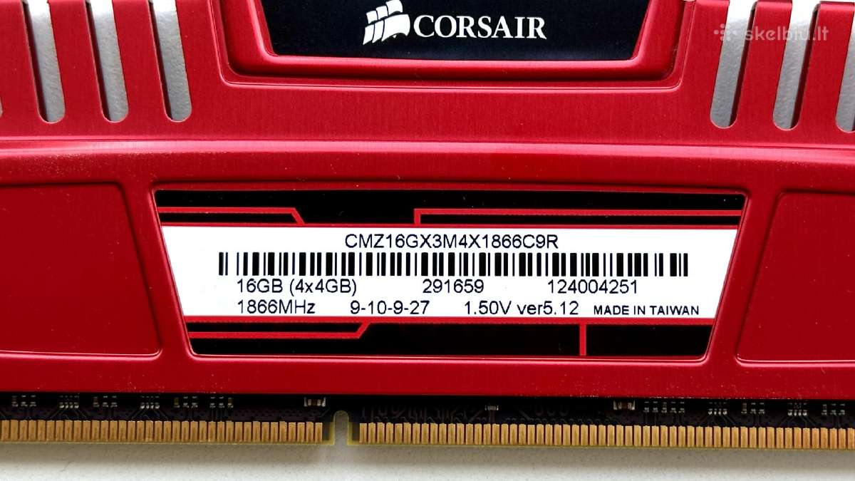 Corsair Vengeance 16gb Kit RAM - nuotraukos Nr. 2