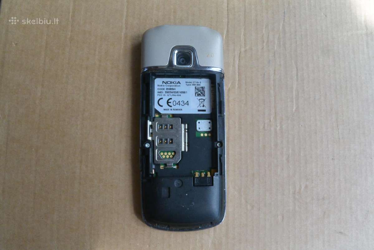 Mobilus telefonas Nokia 2710c-2 - nuotraukos Nr. 3