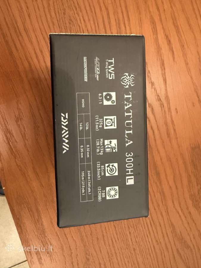Ritė Daiwa tatula Tws 300hl Nauja