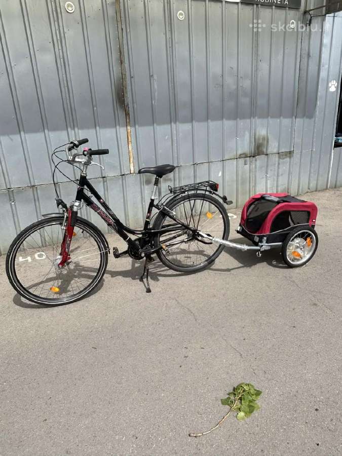Dviračio vežimėlis šuniui