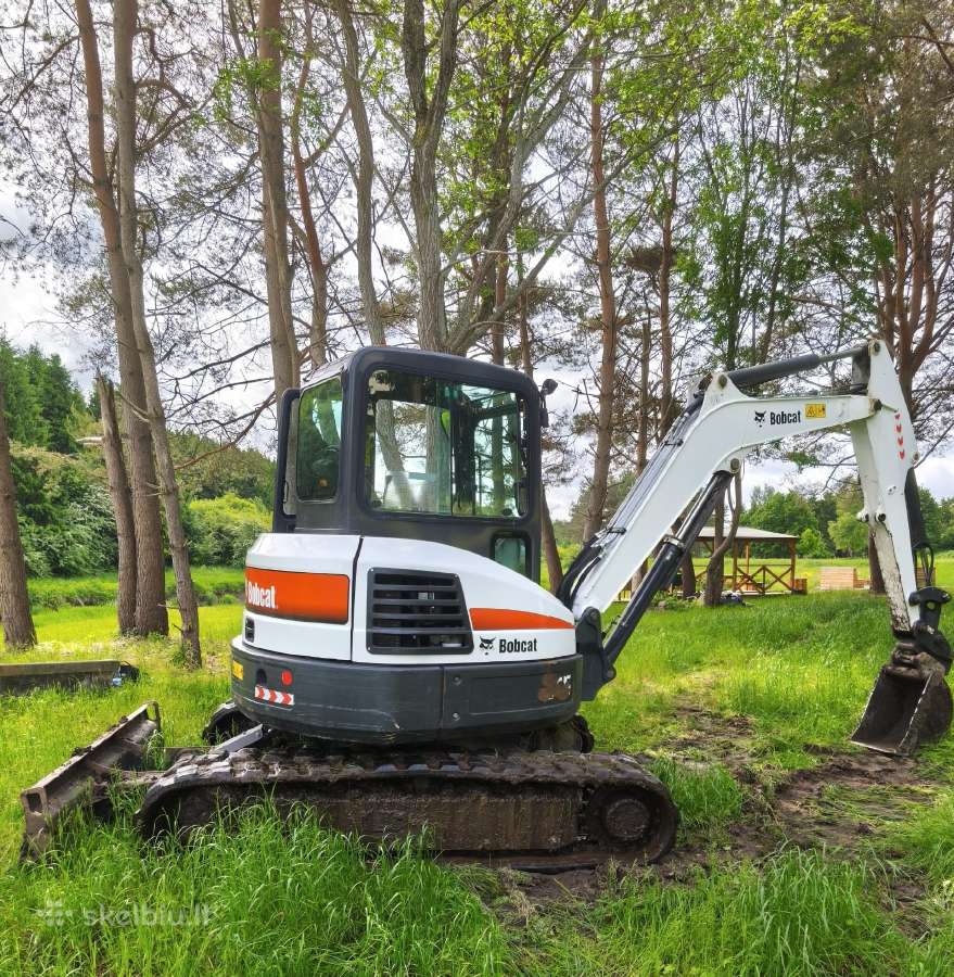 Ekskavatoriaus Bobcat (4,5t) nuoma