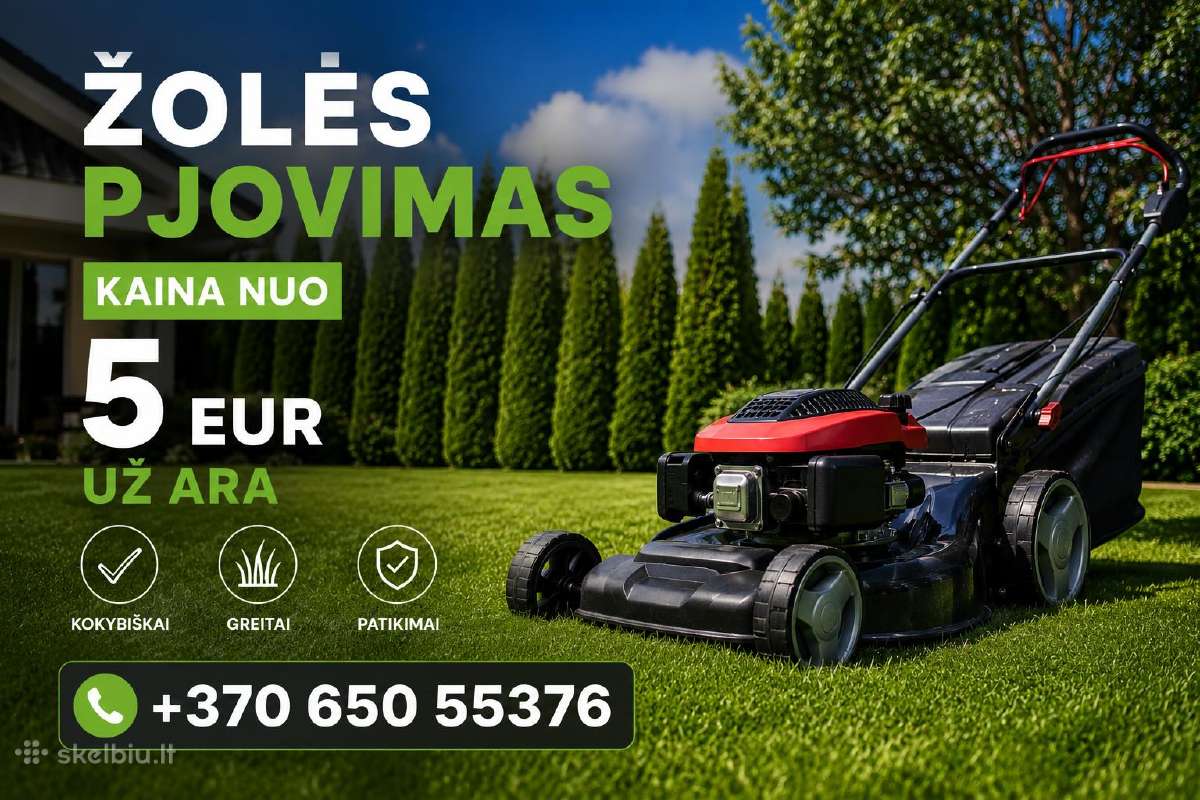 Žolės pjovimas