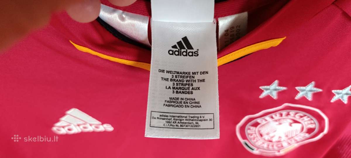 Adidas Vokietijos futbolo marškinėliai 13-14 metų - nuotraukos Nr. 6