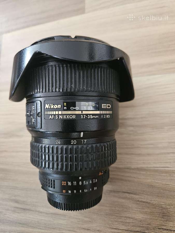 Nikon Af-s Nikkor 17-35 mm F2.8 D Ed Fx objektyvas