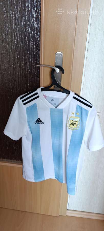Adidas Argentinos futbolo marškinėliai 13-14 metų - nuotraukos Nr. 2