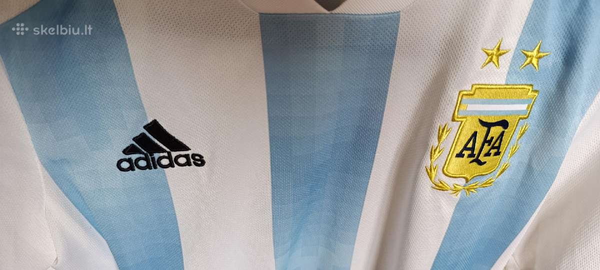 Adidas Argentinos futbolo marškinėliai 13-14 metų - nuotraukos Nr. 3