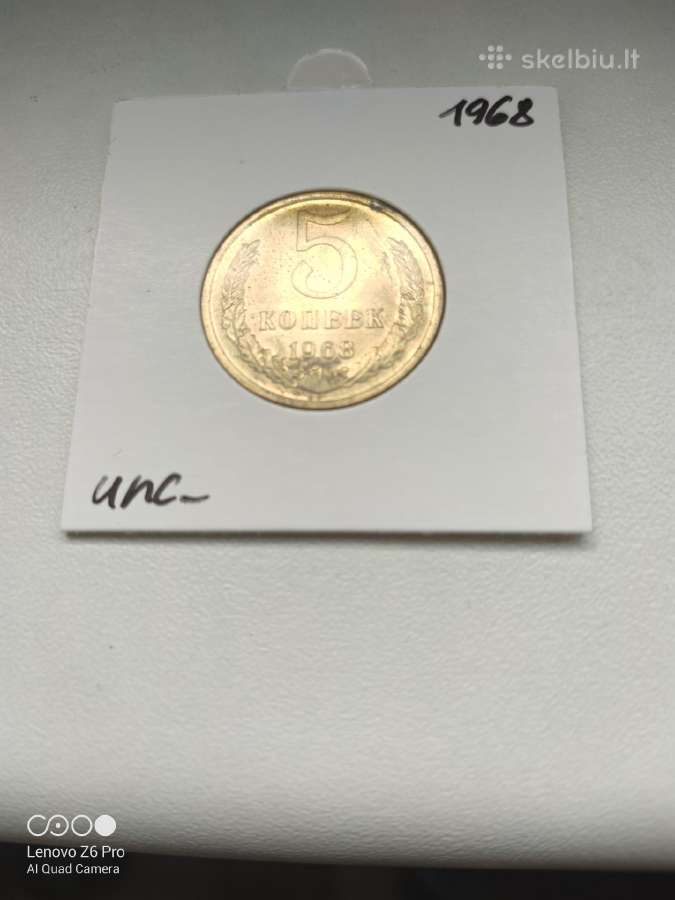 5 kapeikos 1968m.