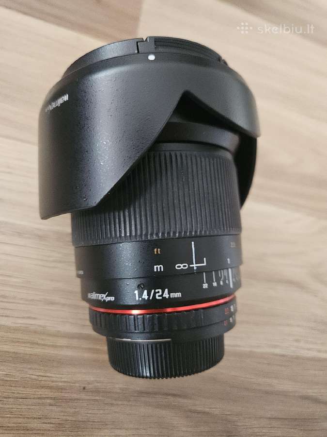 Walimex Pro 24mm f/1.4 Nikon Ae objektyvas - nuotraukos Nr. 3