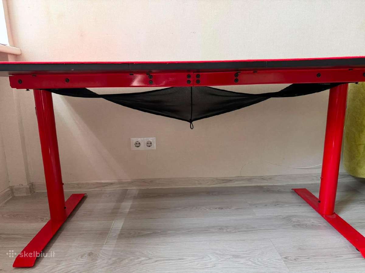 Arozzi Arena raudonas gaming stalas, 160x82 cm - nuotraukos Nr. 4