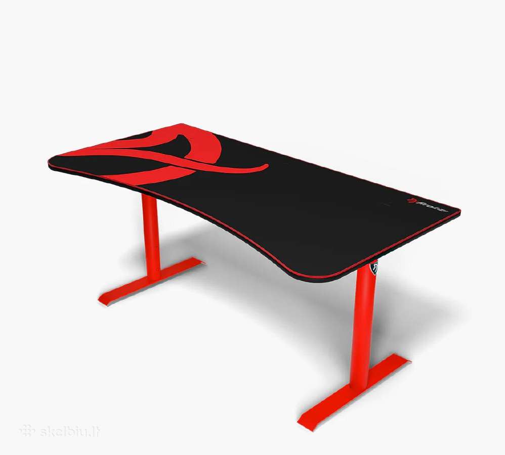 Arozzi Arena raudonas gaming stalas, 160x82 cm
