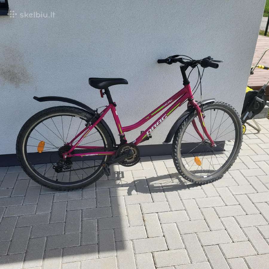 Dviratis mergaitei. Ratų dydis 26