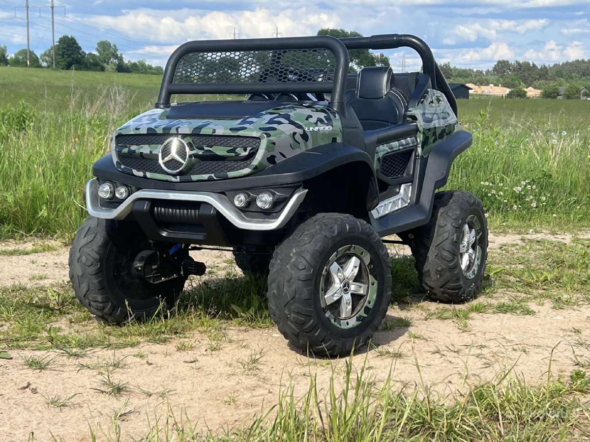 Vaikiskas elektromobilis Mercedes Benz Unimog - nuotraukos Nr. 2