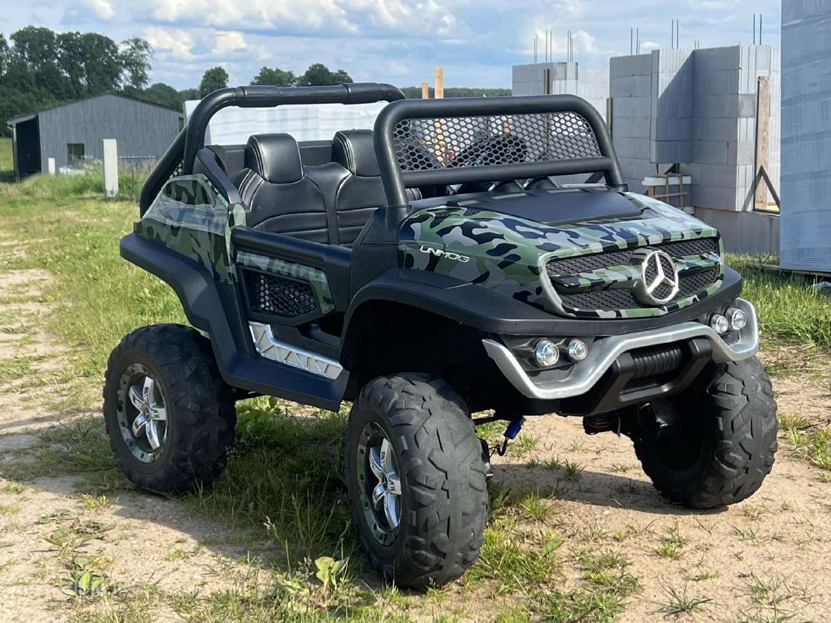 Vaikiskas elektromobilis Mercedes Benz Unimog - nuotraukos Nr. 3