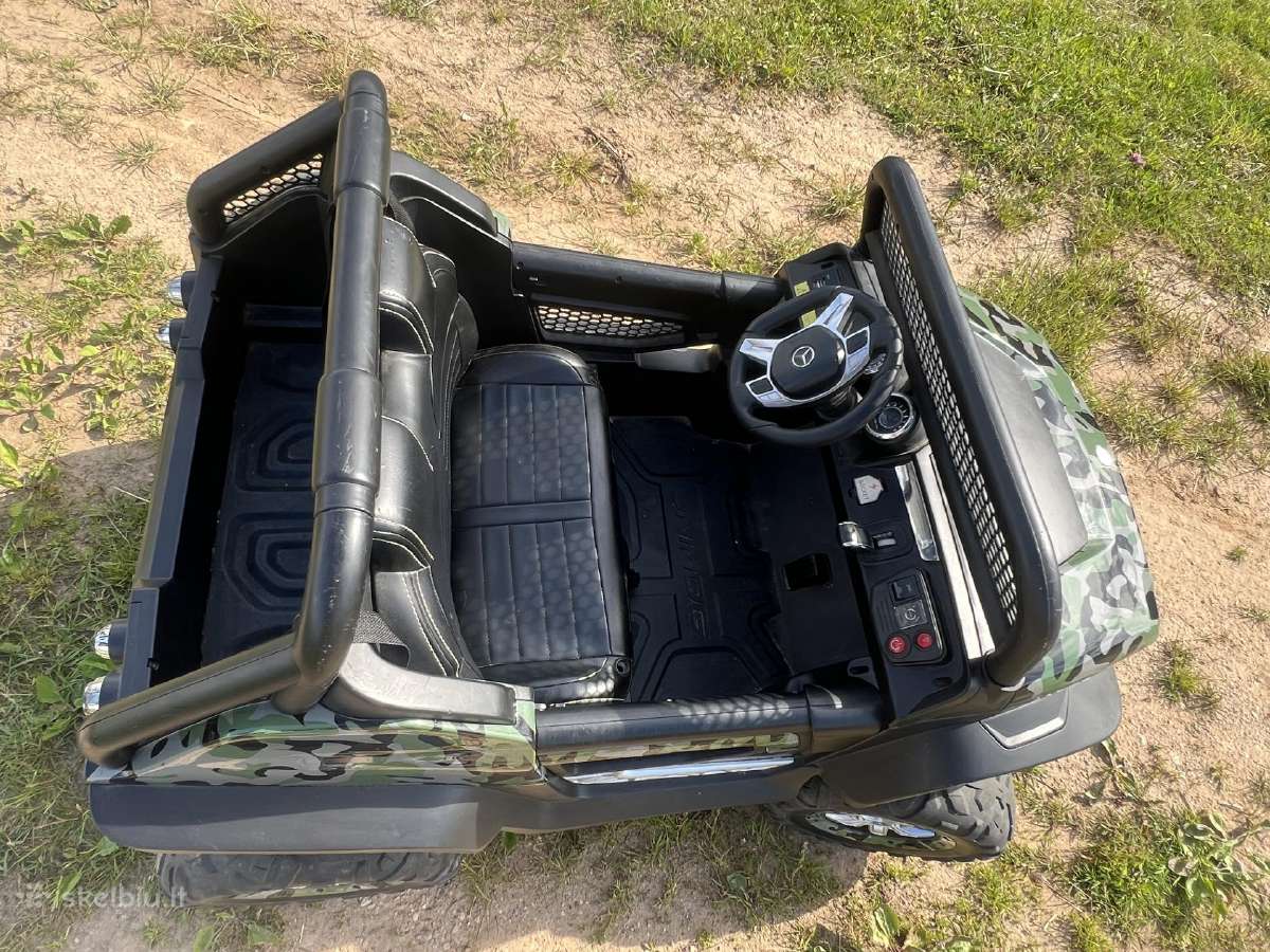 Vaikiskas elektromobilis Mercedes Benz Unimog - nuotraukos Nr. 7