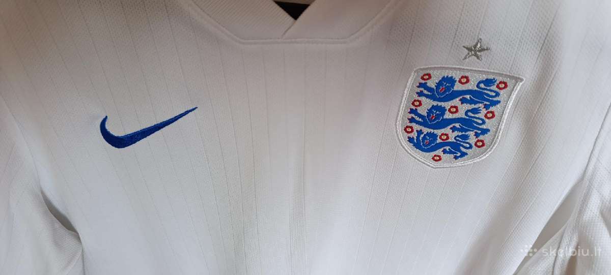Nike Anglijos futbolo marškinėliai 13-15 metų - nuotraukos Nr. 4