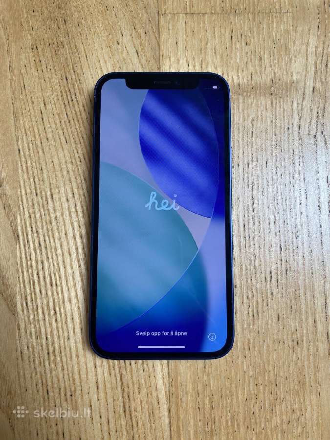 iPhone 12 mini mėlynos spalvos