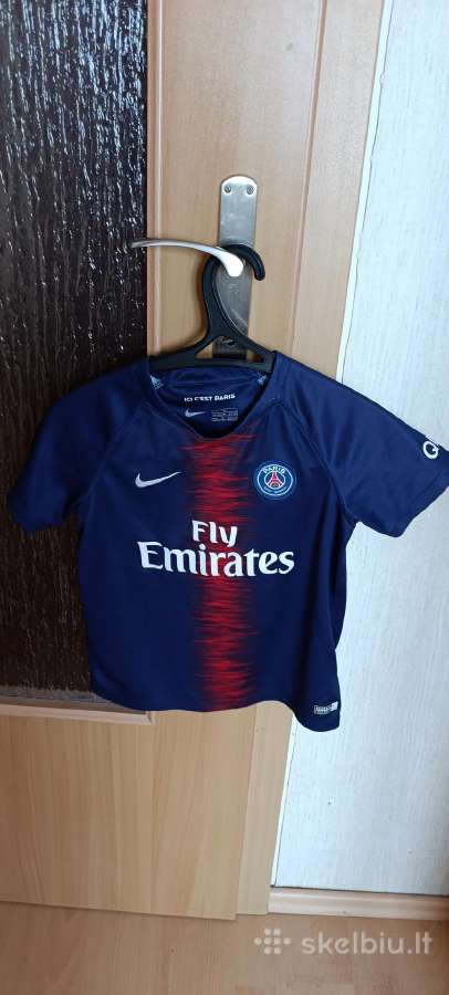 Nike Psg futbolo marškinėliai 6-7 metų - nuotraukos Nr. 2