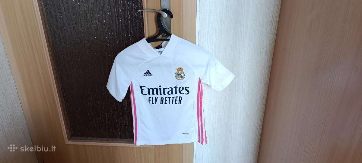 Adidas Real Madrid futbolo marškinėliai 7-8 metų