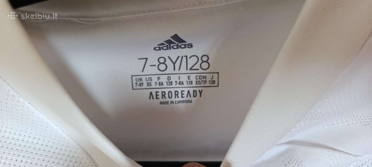 Adidas Real Madrid futbolo marškinėliai 7-8 metų - nuotraukos Nr. 6