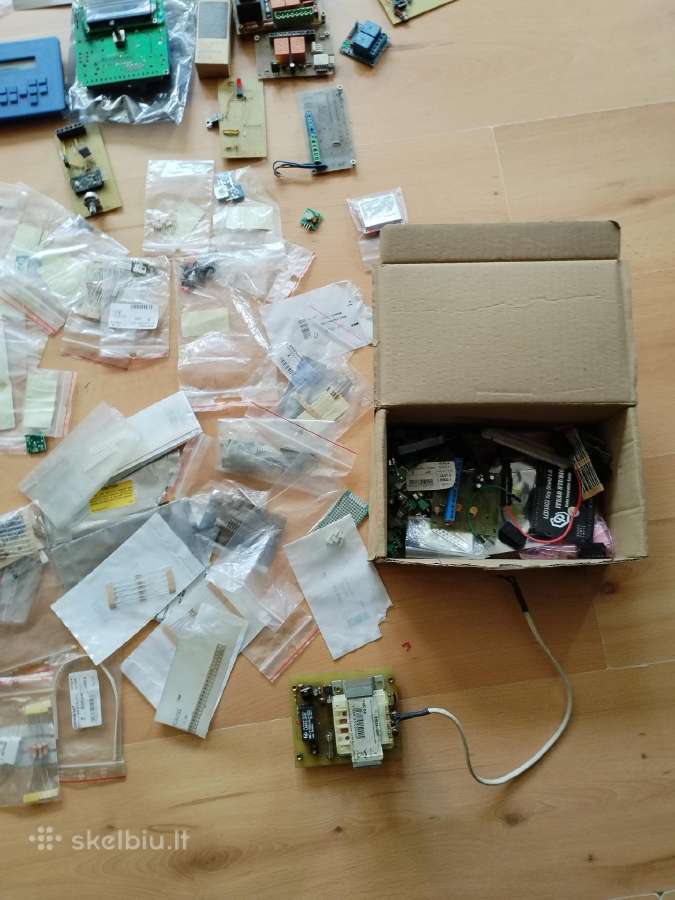 Granulinio pečiaus schemos mikroschemos ir kompone
