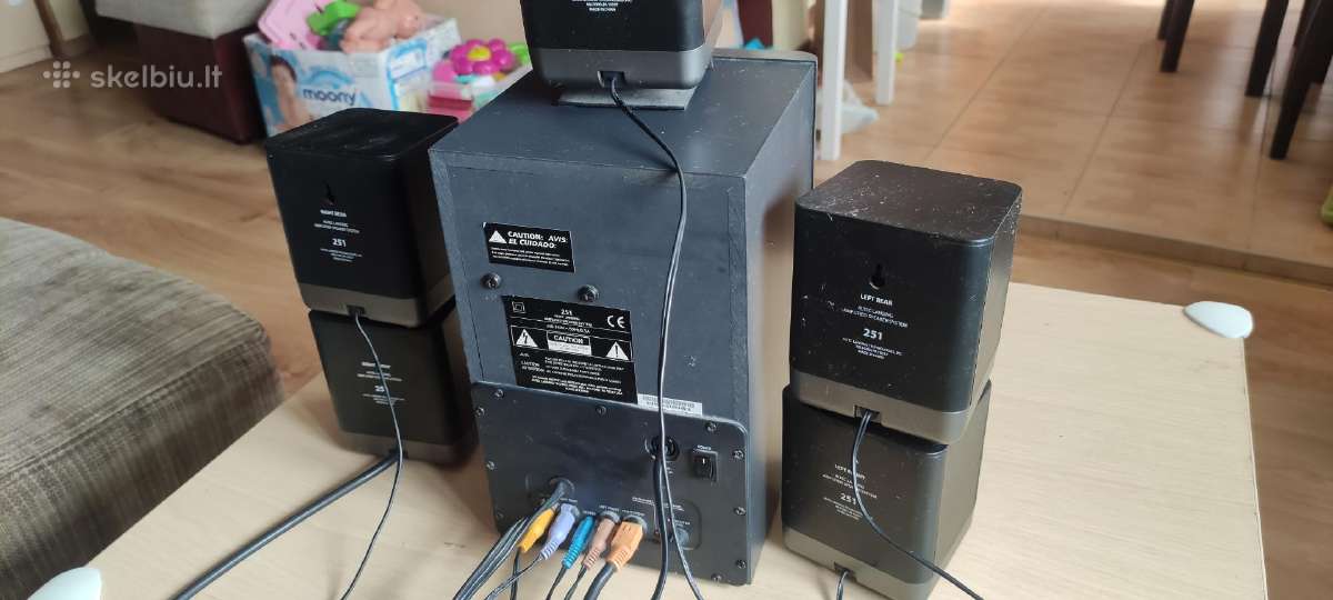 Kolonėlės Altec Lansing 251 - nuotraukos Nr. 2