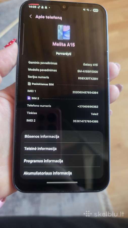 Samsung galaxy a15
