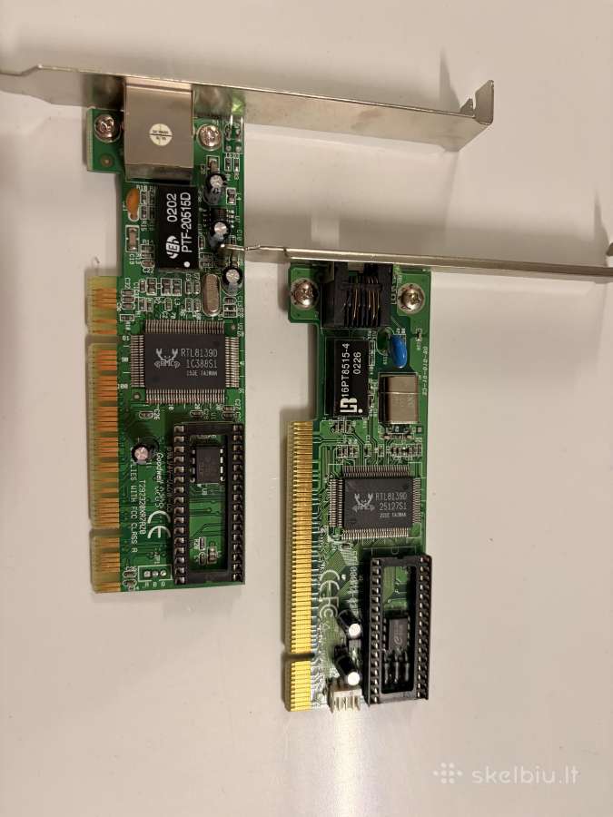 Tinklo plokštė Realtek Rtl8139b Rtl8139c Rtl8139d - nuotraukos Nr. 2