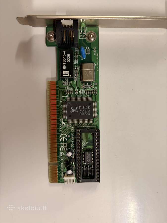 Tinklo plokštė Realtek Rtl8139b Rtl8139c Rtl8139d - nuotraukos Nr. 3