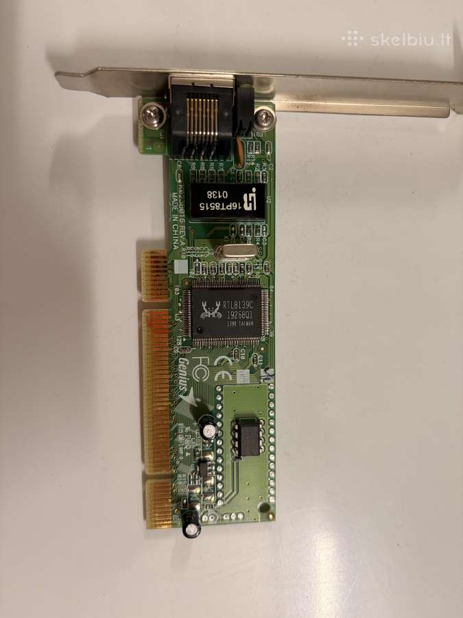 Tinklo plokštė Realtek Rtl8139b Rtl8139c Rtl8139d - nuotraukos Nr. 5