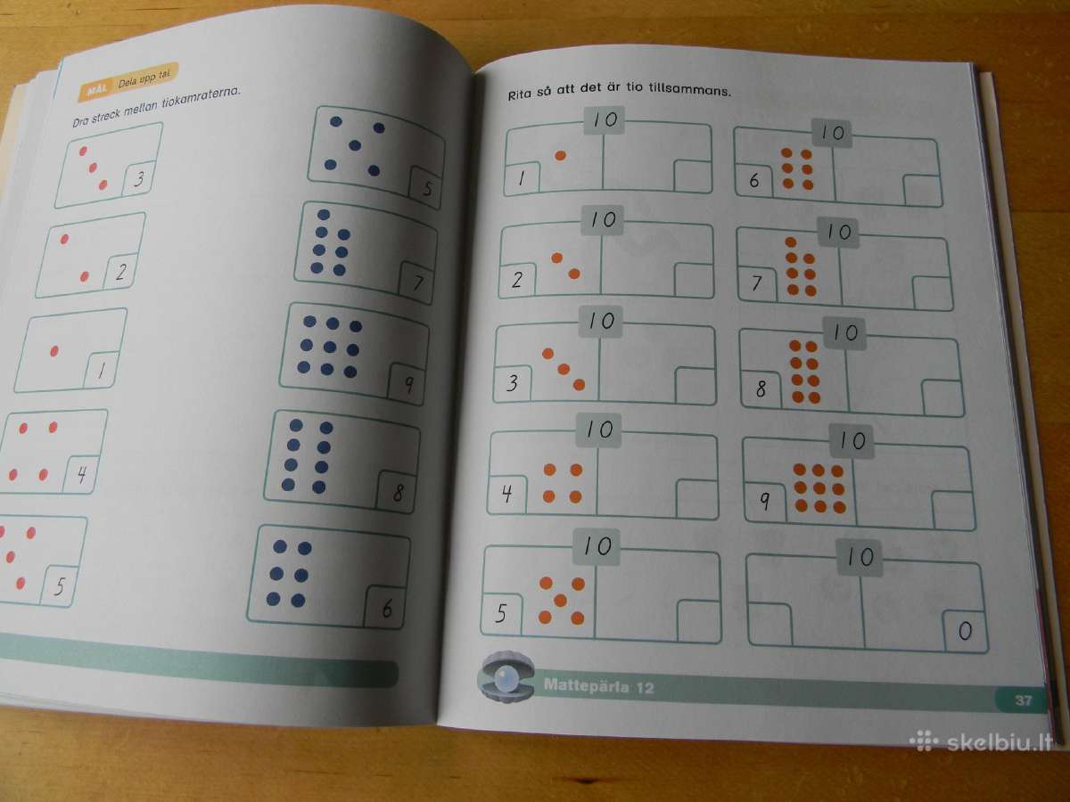 Matematikos pratybos svedu kalba - nuotraukos Nr. 2