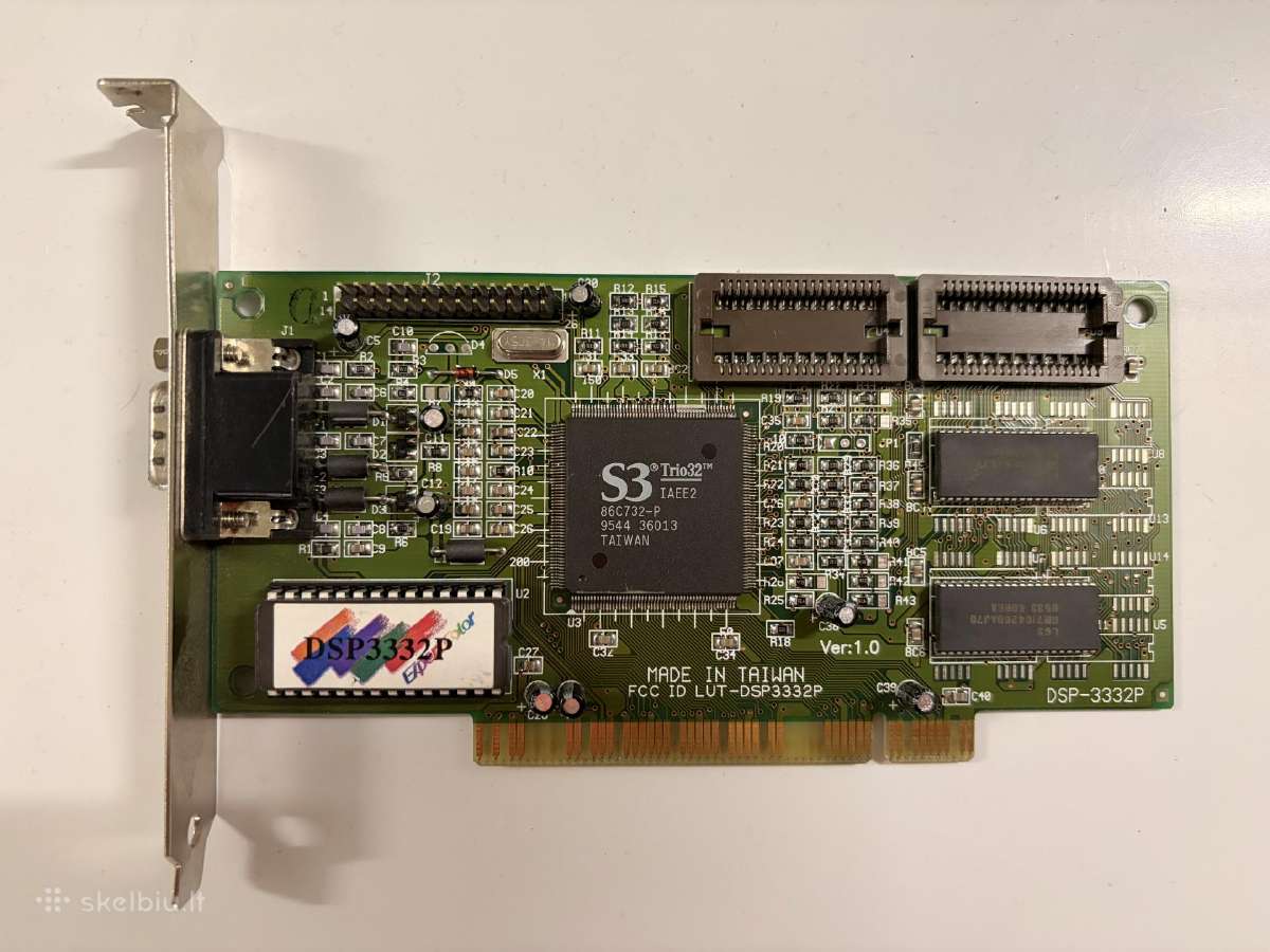 Retro vaizdo plokštės 10 vintažinės Gpu (Pci, Agp) - nuotraukos Nr. 2