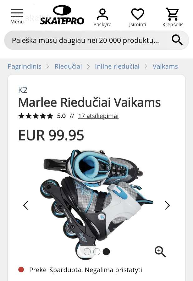 Dėvėti riedučiai - nuotraukos Nr. 5