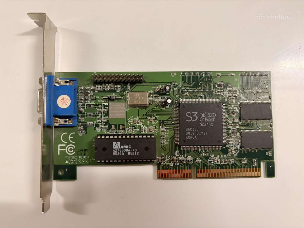 Retro vaizdo plokštės 10 vintažinės Gpu (Pci, Agp) - nuotraukos Nr. 8