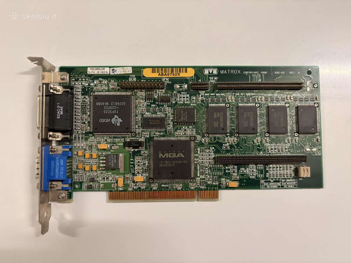 Retro vaizdo plokštės 10 vintažinės Gpu (Pci, Agp) - nuotraukos Nr. 9