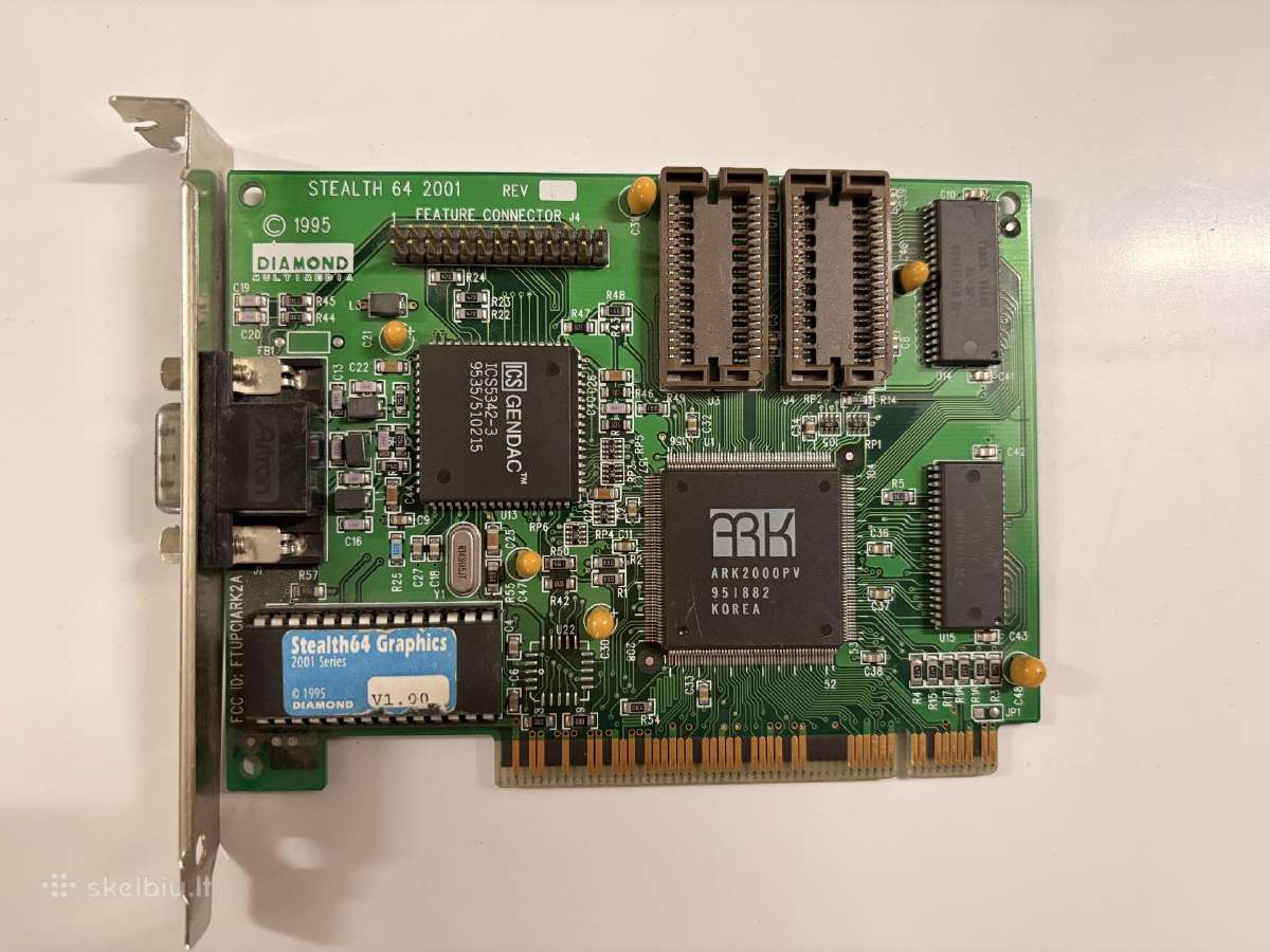 Retro vaizdo plokštės 10 vintažinės Gpu (Pci, Agp) - nuotraukos Nr. 12