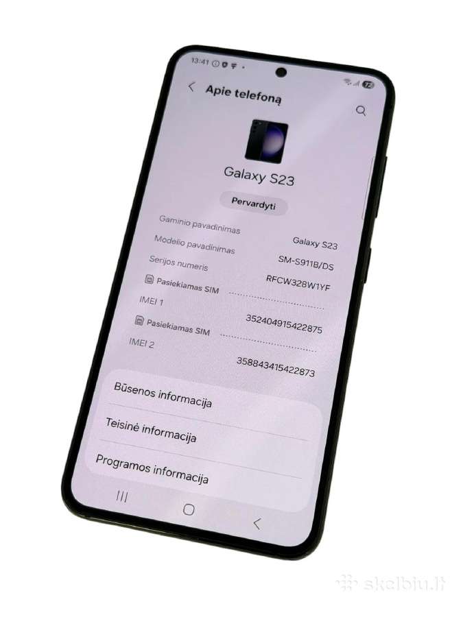 Samsung S20 / S21 / S22 / S23 telefonai +garantija - nuotraukos Nr. 12