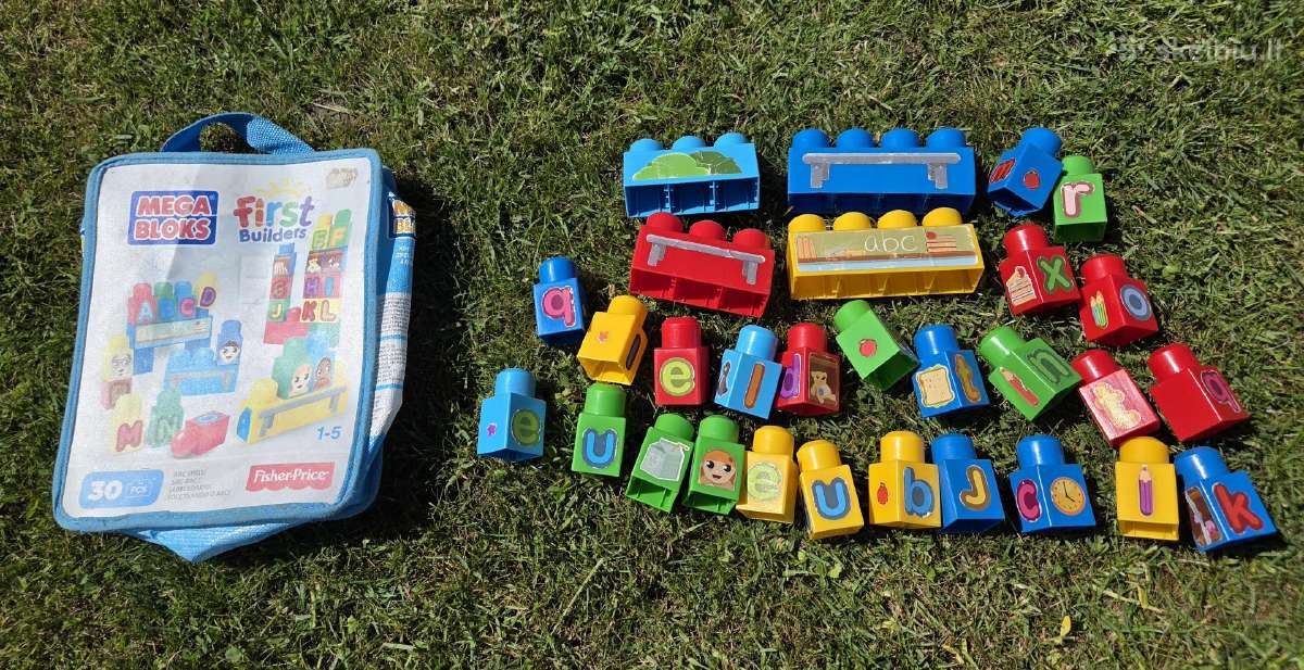 Mega blocks kaladėlės