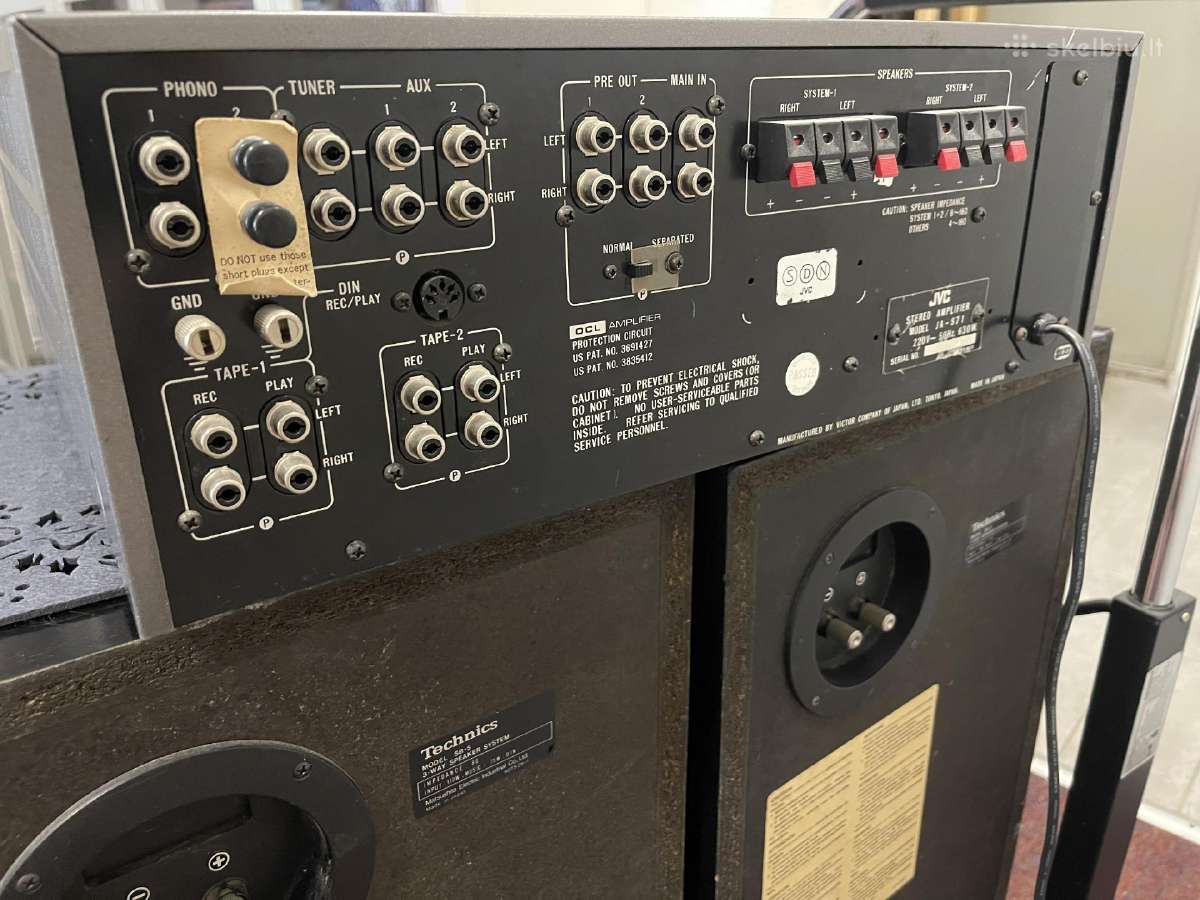 Technics SB-5 (1980) JVC Ja-s71 (1976) - nuotraukos Nr. 6