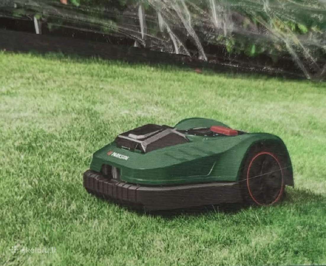 Nauja žoliapjovė robotas Parkside