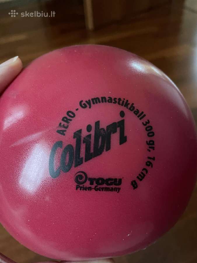 Raudonas kamuolys Togu Colibri Aero, 16 cm - nuotraukos Nr. 2